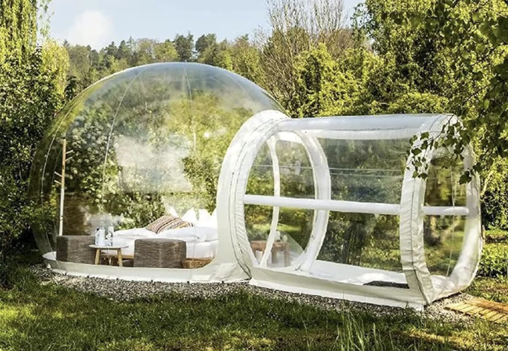 inflatable bubble tent transparent
